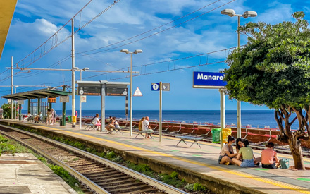 Manarola train station, Cinque Terre